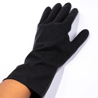 China Wearable-black general purpose latex gloves for sale