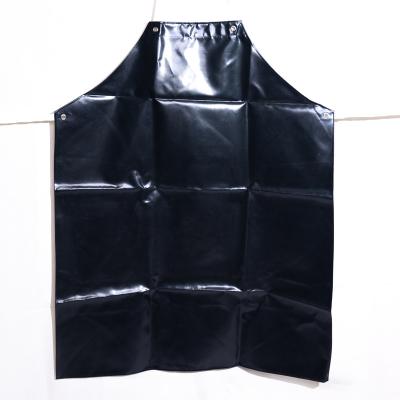 China Protective Workwear Blue Durable PVC Apron for sale