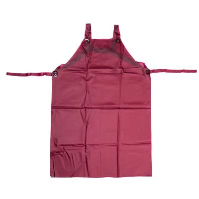 China Butcher House Red PVC Apron for sale