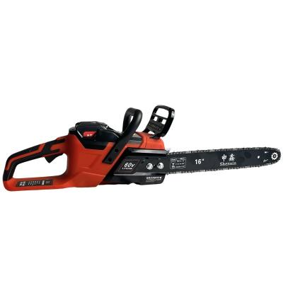 China Long endurance 60V Cordless Chain Saw With16 Inch Bar 1800W Cutting Chainsaw for OEM for sale