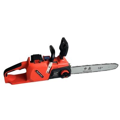 China Long endurance Battery Chainsaw 42V 5000mAh Battery Operated Chain Saw Electric Chain Saw for sale