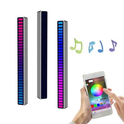 China Car Sound Sensitive 32-Bit Wireless Sound Atmosphere LED Music Sound Control Noises ARM RGB Pickup Rhythm Light Voice-Activated For DJ Stage Car for sale