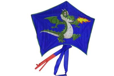 China 100*120cm 30m String Line Dinosaur Kite With Fiberglass Frame for sale