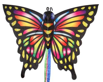 China Fashion Design Butterfly Kite 2-5bft Swing Range With Fiberglass Frame for sale