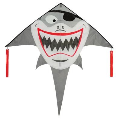 China Shark Shape Kids Flying Kites Stackable With Fiberglass Frame High Performance for sale