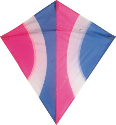 China Customized Color Traditional Diamond Kite 100% Nylon Material For Kid Playing for sale