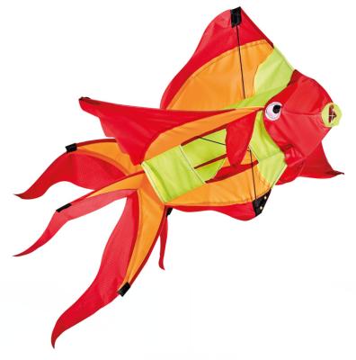 China Easy Control 3D FishKite Nylon Or Polyester Material 75*95*46cm Small Wing Span for sale