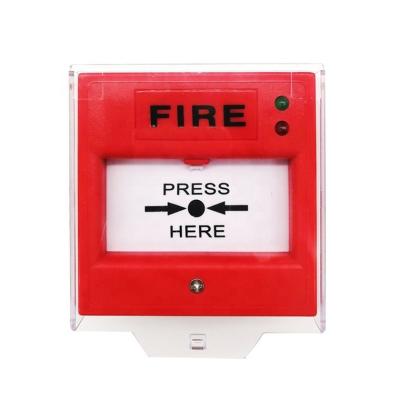 China High quality conventional fire alarm manual call point with LED light FA-505 for sale