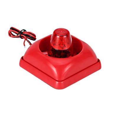 China Six super bright led Wired fire strobe sounders for conventional fire alarm system for sale