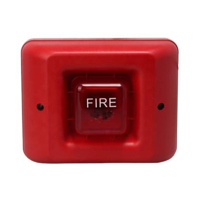 China Conventional fire alarm system DC 24V fire siren with strobe sounder FA-418 for sale