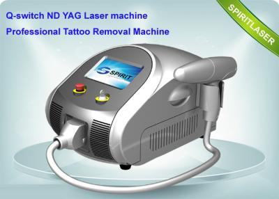 China Desktop q-Schakelaar van de de Lasertatoegering van Nd YAG de Verwijderingssysteem/Laserbehandeling voor Pigmentatie Te koop