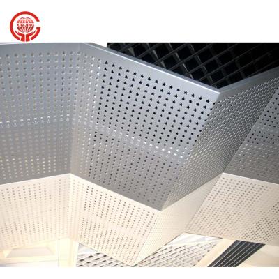 China Artistic Aluminum Wave Twist Ceilings Metal Pattern Facade Panel Decorative Ceiling Panel For Buildings for sale