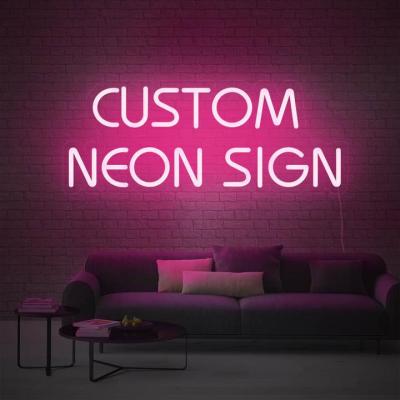 China Shop Factory Wholesale Neon Neon Sign NO MOQ Led Custom For Bedroom Wedding Happy Birthday for sale