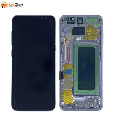 China Original For Samsung Galaxy S8 LCD With Frame Super Amoled G950F G950U Touch Screen S8 Plus G955F G955U 5.8