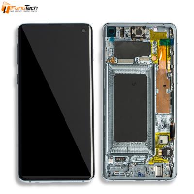 China New Original Super Amoled S10 LCD For Samsung Galaxy S10 G973F/DS G973F G973 S10 Plus G975 G975F G975F/DS Digitizer 6.4