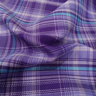 China Free Sample Fashion Metallic Classic Plaid Design Nice Fabric 90 Rayon Polyester 10 Price High Quality Fabric For JK Skirt for sale