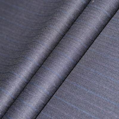 China New T/R/W 60/10/30 Polyester Sustainable Viscose Woolen Fabric For Uniform And Wedding Suit In Fashion Stripe Woven Fabric for sale