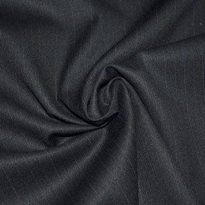 China Wind Proof Polyester Wool With Casmir Classic Mens Suit Fabric Stripe Pattern Design Fabric For Western Style Suit And Pants for sale