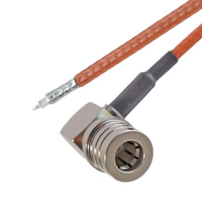 China Wholesale Low Loss RG316 QMA Coaxial Connector RF Coaxial Cable Connector CB015 for sale