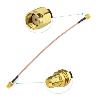 China Wholesale Low Loss RG178 Coaxial Line SMA Male to Coaxial Type CB017 Female Extension n Cables RF Connector UHF RFID Antenna for sale