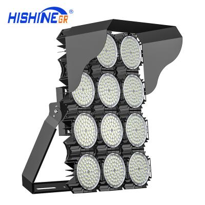 China Outdoor Sports Stadiums Hishine Group Flood Lighting Stadium Lighting High Mast Playground 1000w 1300w Led Light 160LPW Sports for sale