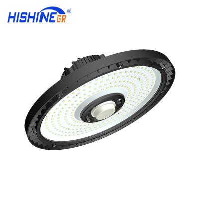 China Hishine Warehouse Led Highbay Light Housing Warehouse Super Bright Energy Saving Lamp UFO Linear High Bay Light for sale