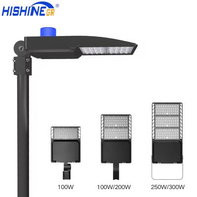 China ROAD Hishine Group Led Parking Lot Lighting Outdoor Waterproof IP67 High Power SMD5050 UL DLC Certified Solar Led Street Lights for sale