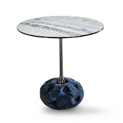 China Modern Nordic Luxury Marble Top Coffee Table Villa Living Room Bedroom Furniture Round Table Side Small Coffee Table for sale