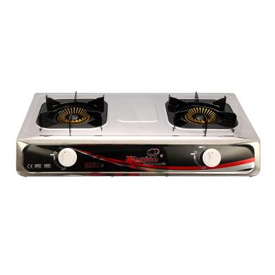 China Hotel Factory Wholesale Cooktop 2 Burner Cooker Gas Stove LPG High Quantity for sale