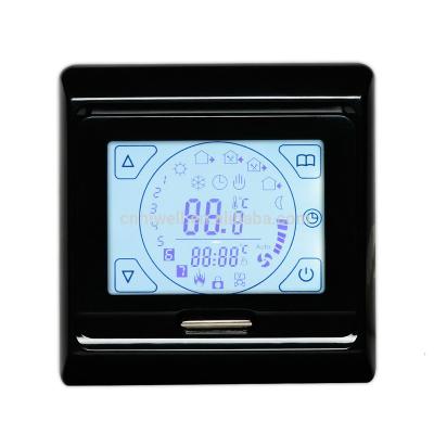 China CE Traditional Certification LCD Floor Heating Weekly Programming Thermostat for sale