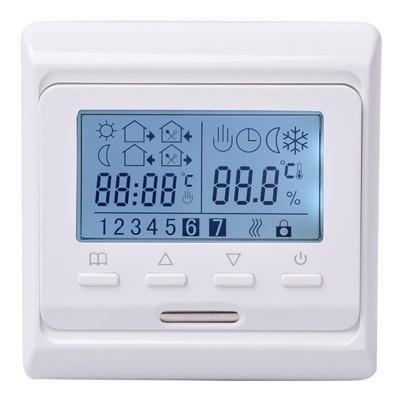 China LCD Traditional Programmable Thermostat Room Underfloor Heating Weekly Programming Heating Thermostat 16A for sale