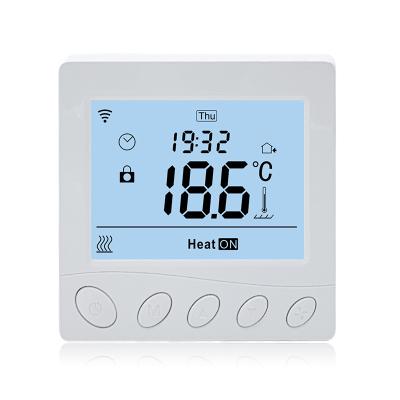 China Traditional digital room thermostat wifi electric floor heating mat wifi thermostat for sale