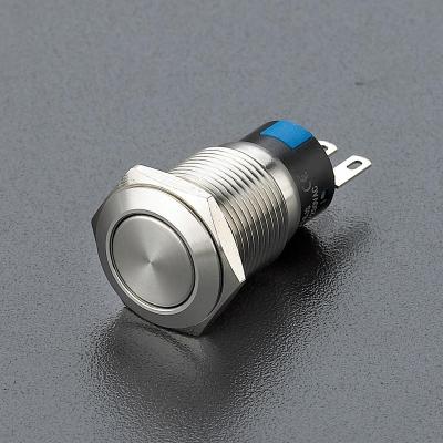 China STAINLESS STEEL Stainless Steel Switch Latching Type Metal Momentary Push Button Switch for sale