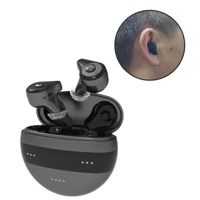 China Magnetic/Recharge/Bluetooth/App Controlled ELHearing Rechargeable Smart Invisible Smart Invisible Earplugs Sound Amplifier In-Ear Hearing Aids Adjustable Hearing Aids for sale