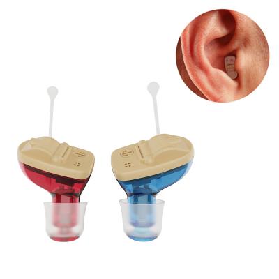 China Good Price ELHearing Mini CIC Ear Machine Sound Amplifier Hearing Aid Invisible Sale For Deaf 10A for sale