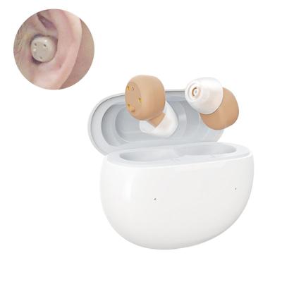 China Charging box with function storage power new ELHearing magnetic charging rechargeable invisible mini cic in ear hearing aids for the deaf for sale