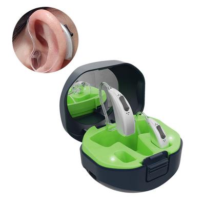 China Digital rechargeable bluetooth ELHearing noise canceling rie chargeable hearing aids for advanced hearing loss for sale