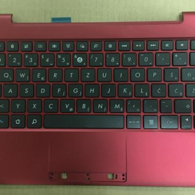 China New SL Slovenia Standard Croatian Keyboard with C shell for ASUS TF300 TF300T RED with Palmrest topcase laptop keyboard for sale