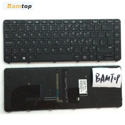 China Internet Keys New Laptop Internal Keyboard For HP 840 g3 keyboard with frame for sale