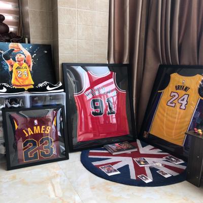 China Customized Classic NBA Basketball Picture Shadow Box Display Jersey Frameshirt Aluminum Frame for sale