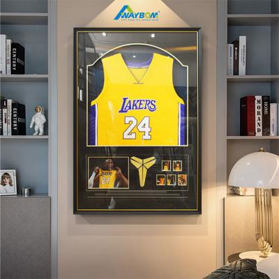 China Hot Selling Metal Amazon T-shirt NBA Basketball Picture Photo Display Singlet Aluminum Frame for sale