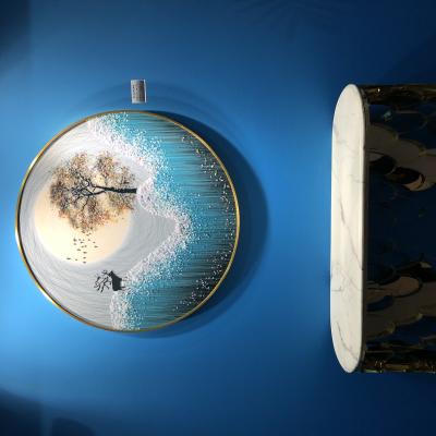 China High Quality Round Corner Strong Magnetic Wall Art Round Corner Hotel Decoration Different Types Hotel Decoration Frame for sale