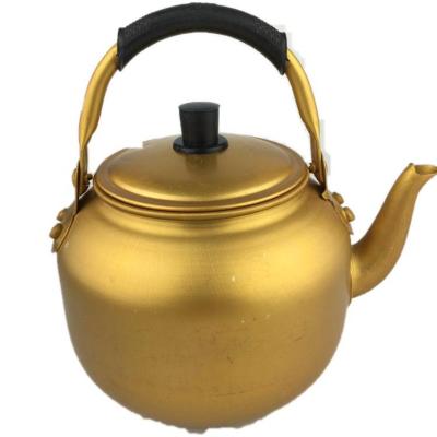 China Viable All Size Aluminum Yellow Kettle With SGS Certificate To Middeeast To Camp for sale