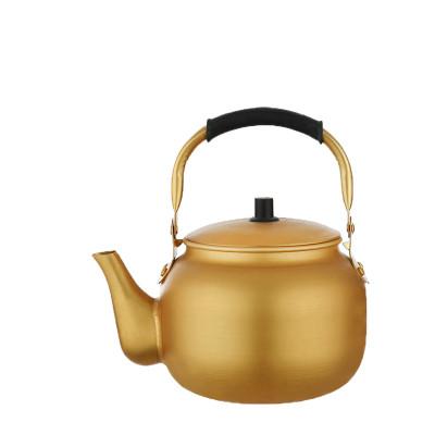 China Sustainable aluminum yellow 0.75L-15L kettle with color box to Algeria for sale