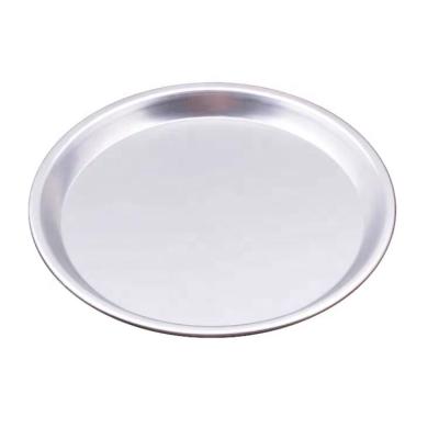 China Various Size Disposable And Eco - Friendly Aluminum Pizza Tray And Plate For Cake for sale