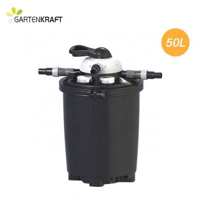 China GARTENKRAFT Plastic 1050PF 50L/GAL Tank Koi Pond Filters 13.2 Easy Maintenance Automatic Bio Filter for Fish Ponds for sale