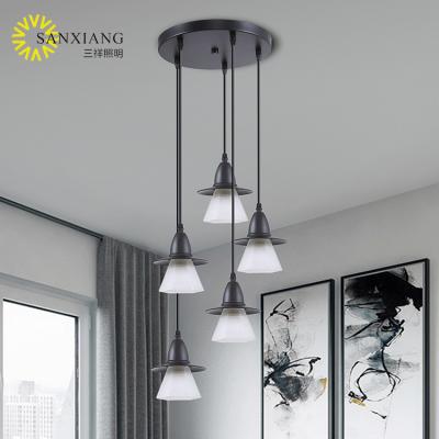 China Modern High Lumen Designer Modern Indoor Living Room Hotel Decoration Hanging Pendant Light for sale