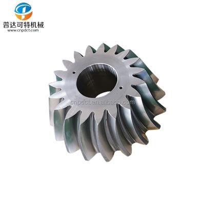 China Machinery repair shops the spiral gear and pinion spare parts of the cone crusher of the HP500 crushing machine for sale