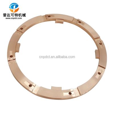 China Machinery repairs workshop bronze eccentric port plate of stone ore crushing machine S series cone crusher spare parts for sale