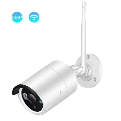 China BESDER 5MP HD NIGHT VISION CCTV Camera Radio Street Bullet IP Camera Waterproof Surveillance with Bracket TF Card Recording for sale